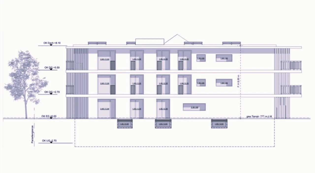 Immeuble Pentaplex de cinq appartements en PPE à Gurmels, ingénierie électrique et domotique par impulse Sàrl